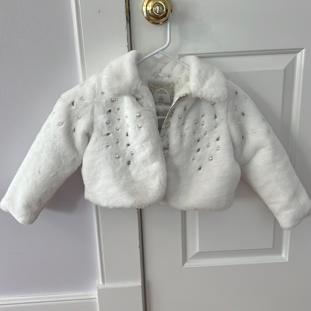 Plush Belle Disney faux fix embellished jacket